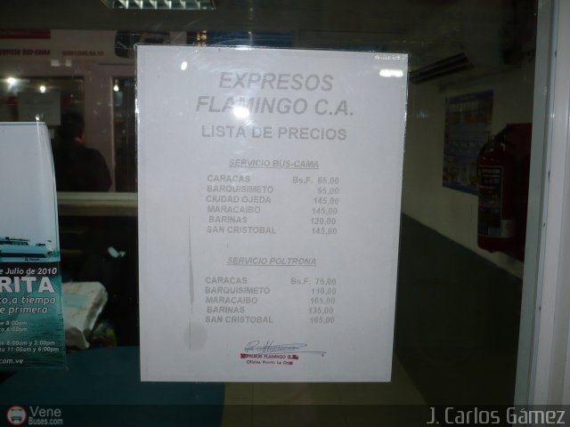 Garajes Paradas y Terminales Puerto La Cruz por J. Carlos G�mez