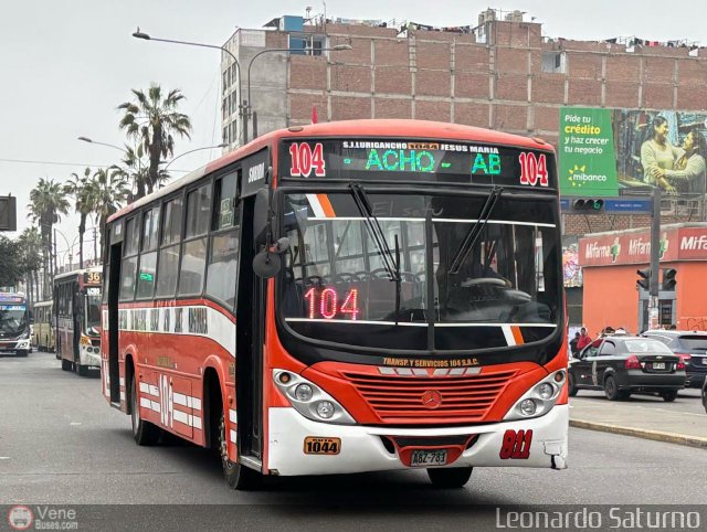 E.T. y Servicios 104 S.A.C. 811 por Leonardo Saturno
