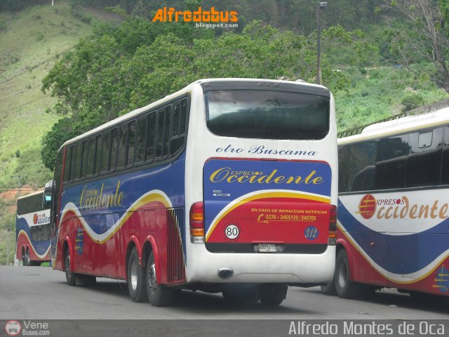 Expresos Occidente 312 por Alfredo Montes de Oca