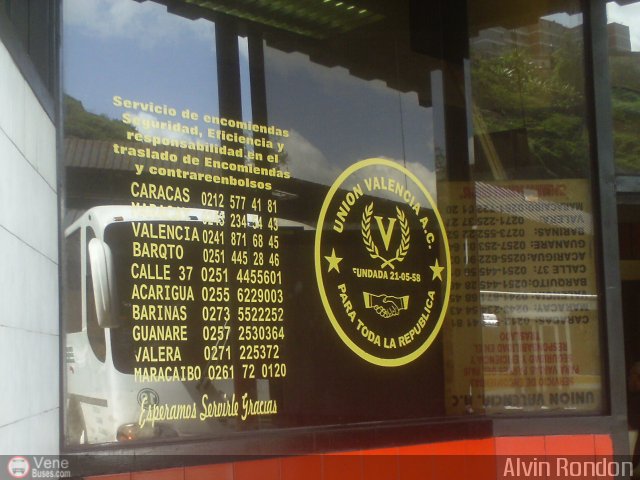 Garajes Paradas y Terminales Caracas por Alvin Rondn
