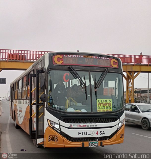 E.T. Urbano L�nea 4 S.A. 309 por Leonardo Saturno