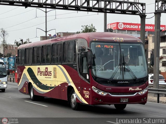 Empresa de Transporte Per� Bus S.A. 734 por Leonardo Saturno