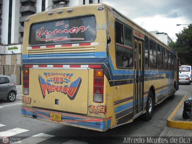 Particular NO USAR M�S 183 por Alfredo Montes de Oca