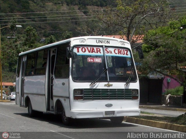 Línea Unión Tovar Santa Cruz 16 por Alberto Bustamante