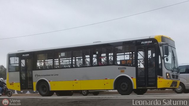 Per� Bus Internacional - Corredor Amarillo 2021 por Leonardo Saturno