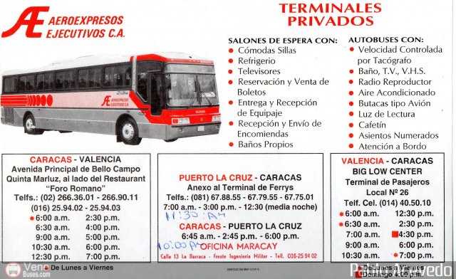 Pasajes Tickets y Boletos Aeroexpresos Ejecutivos por Pablo Acevedo