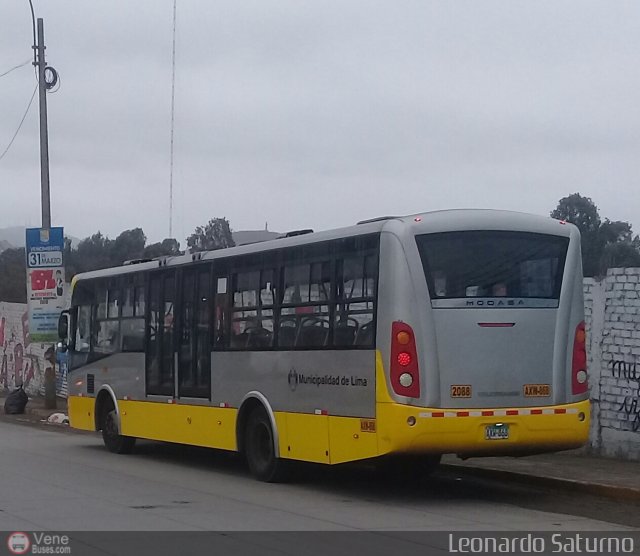 Per� Bus Internacional - Corredor Amarillo 2088 por Leonardo Saturno
