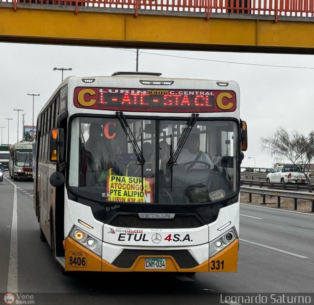 E.T. Urbano Lnea 4 S.A. 331 por Leonardo Saturno