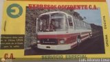 Pasajes Tickets y Boletos Expresos Occidente Ccuta, por Lus Alfonzo Cova